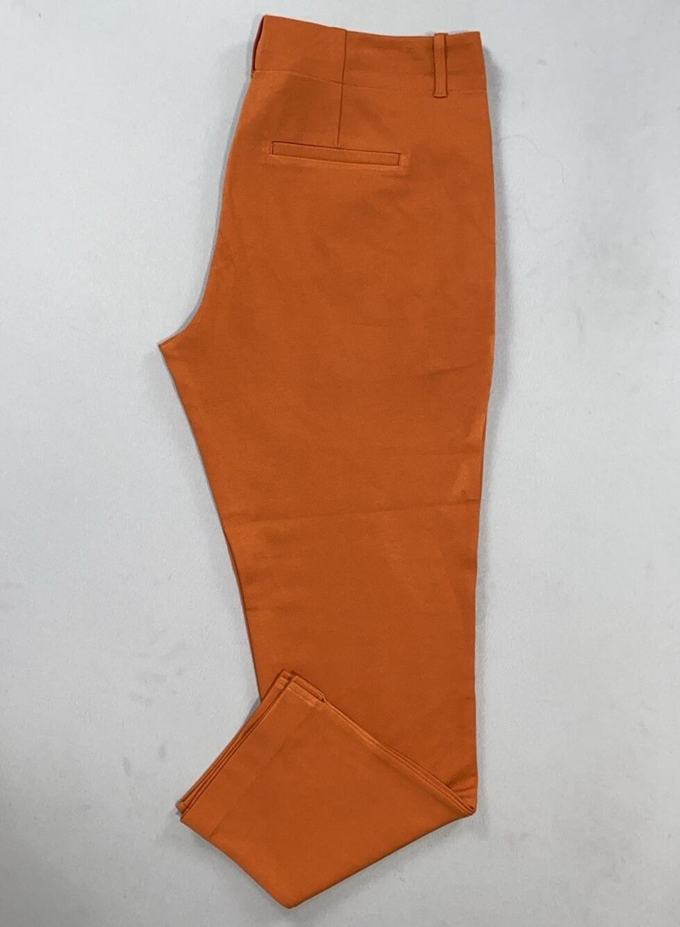 Scotch & Soda 'Pamour Trouser' Women's Flat Front Washable Pants. Orange, Size L